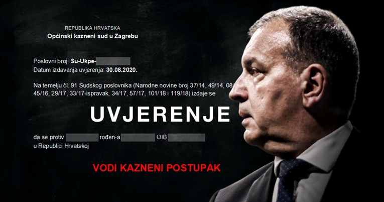 Beroš nije mogao dobiti potvrdu o nekažnjavanju. Bila je uvjet za posao koji je dobio