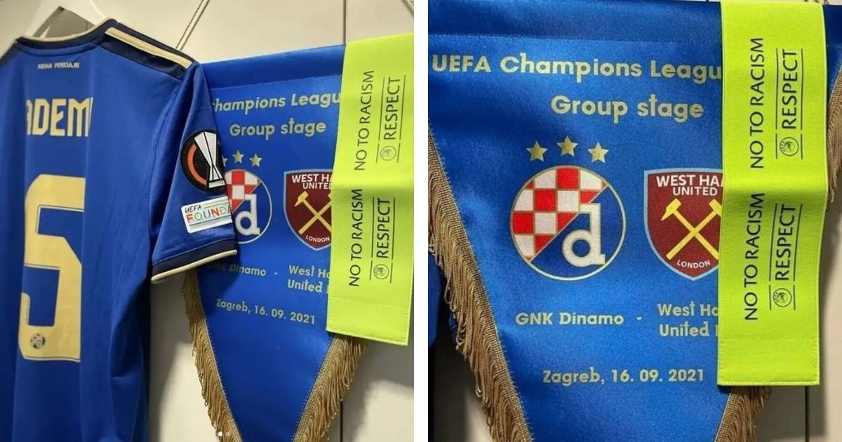Dinamo imao pogrešno otisnuto natjecanje na zastavici