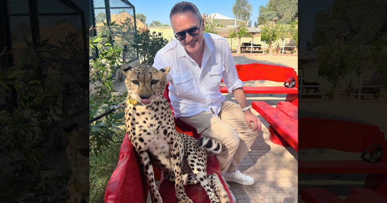 Prijatelji životinja o Tarikovoj fotki s gepardom: To je ponižavajuće i bezdušno