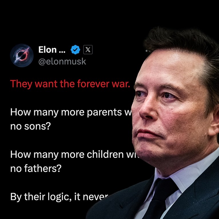 Musk: Europski čelnici žele vječni rat. Koliko će još roditelja ostati bez sinova?