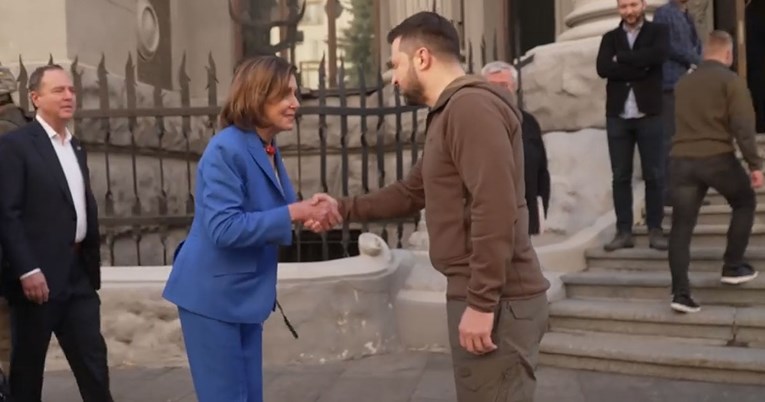 VIDEO Nancy Pelosi kod Zelenskog: Ovdje smo u posjetu da vam kažemo hvala 