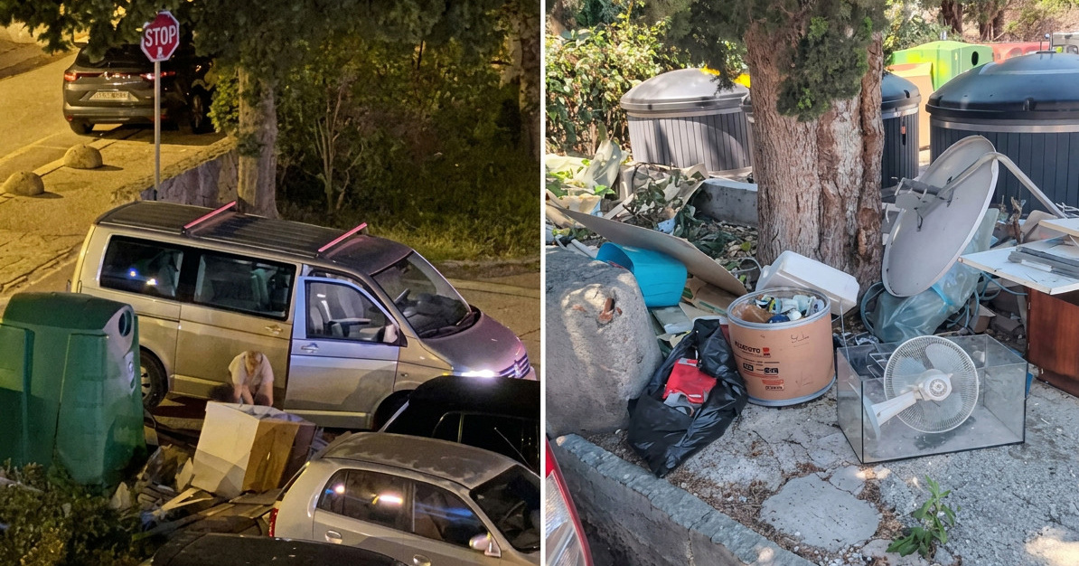 Pogledajte kako se ljudi rješavaju glomaznog otpada po Splitu