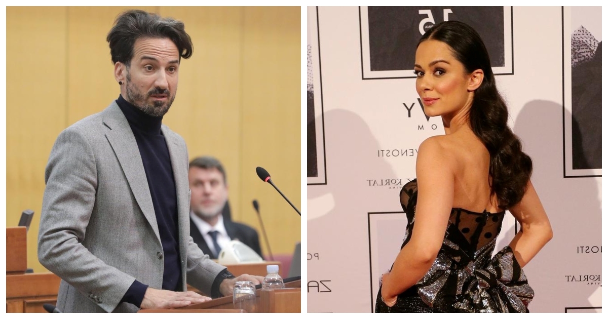 Marin Miletić snimljen u šetnji Maksimirom s domaćom glumicom