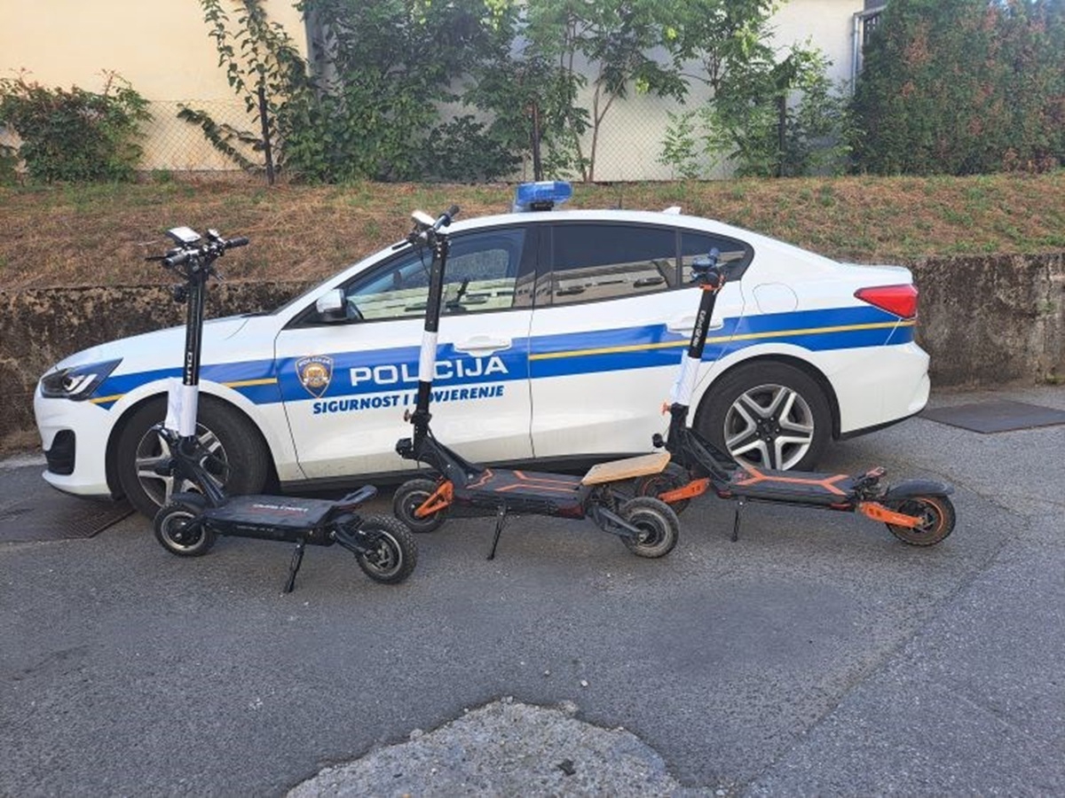 Policija u Zaprešiću oduzela prejake romobile maloljetnicima