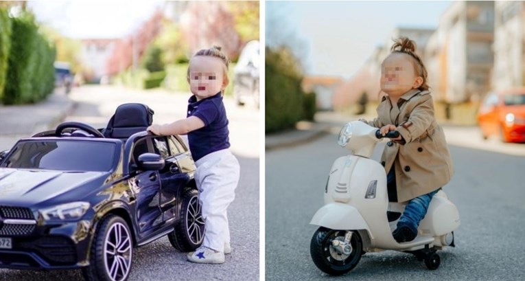 Jednogodišnji sin Maje Šuput ima vozni park vrijedan više od 25 tisuća kuna