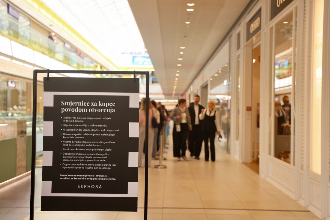 Sephora pred otvorenje u Zagrebu objavila pravila ponašanja za kupce