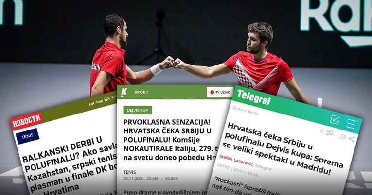 Ovako u Srbiji komentiraju ulazak Hrvatske u polufinale Davis Cupa