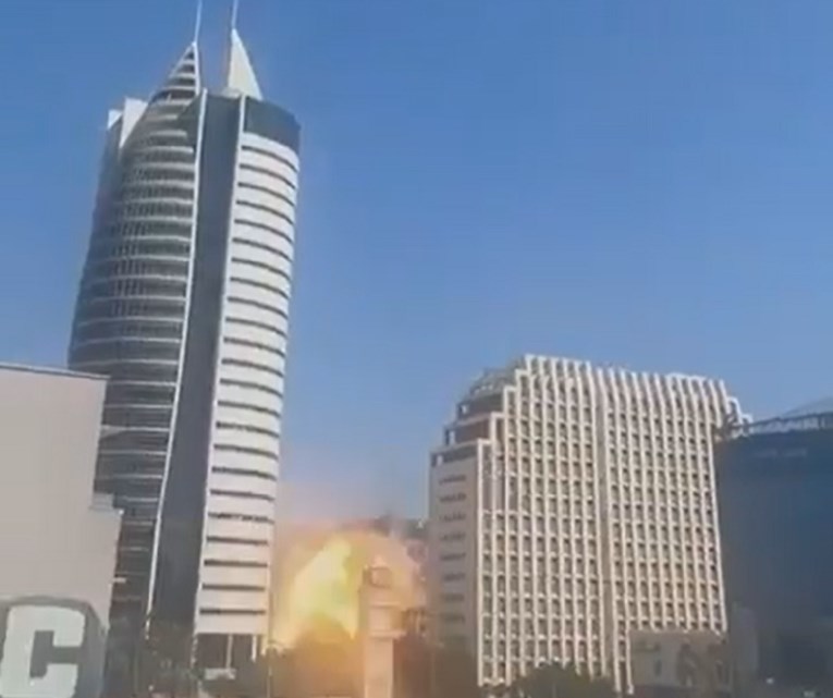 Iranski projektil upravo pogodio Haifu, šire se snimke