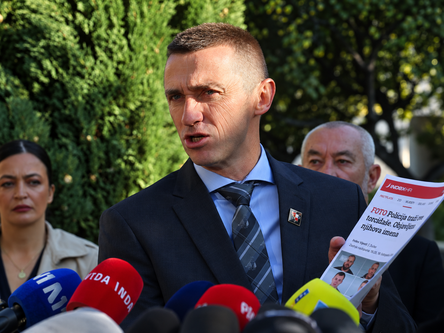 Penava je da nanašnjoj presici dvaput izgovorio očitu laž