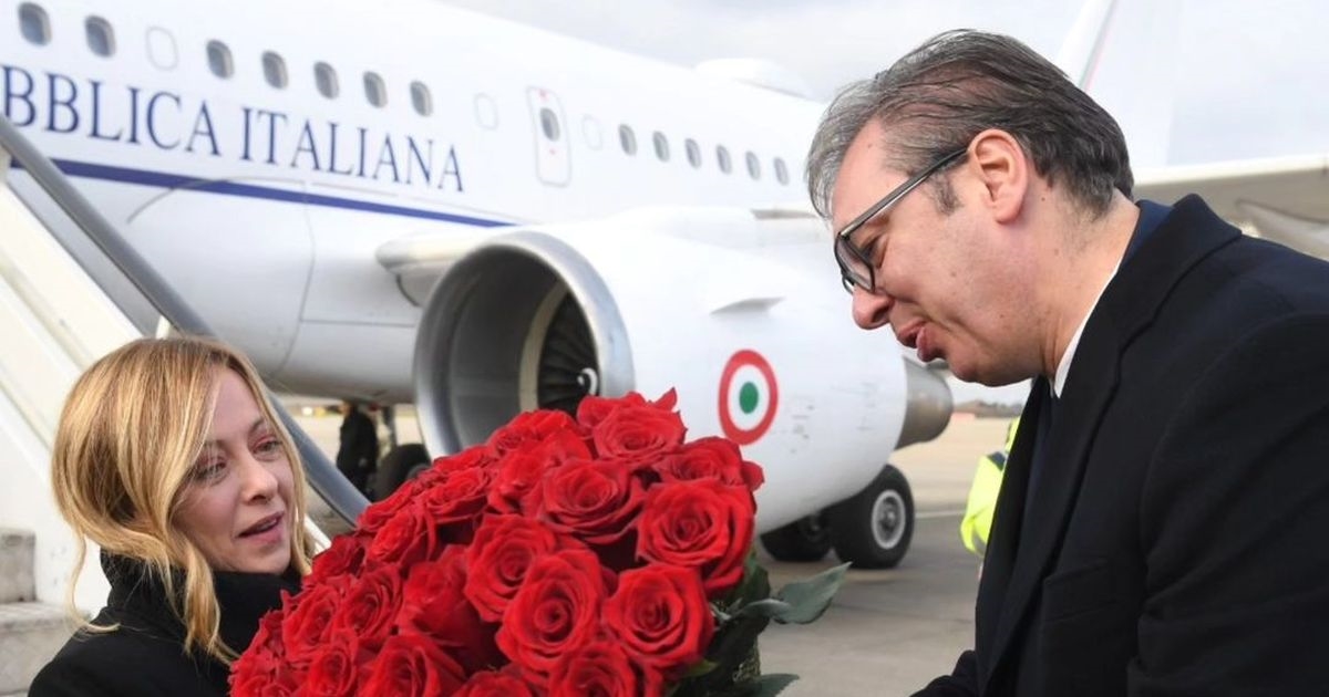 Talijanska premijerka došla u posjet Vučiću, svi komentiraju fotke urnebesnog gafa