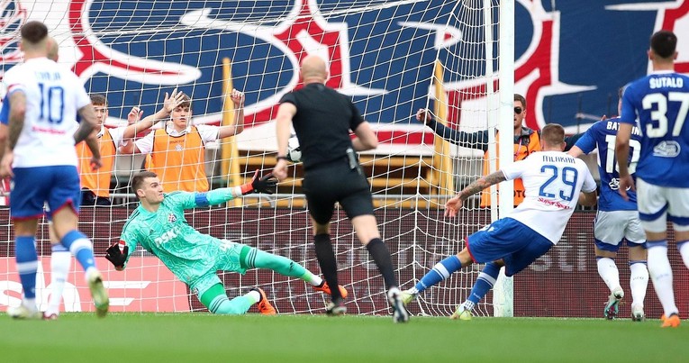 Pogledajte kako je Hajduku poništen gol protiv Dinama