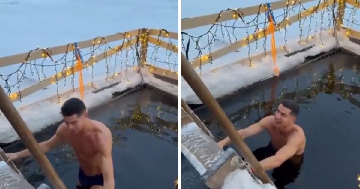 VIDEO Ronaldovo kupanje na minus osam pogledalo 78 milijuna ljudi