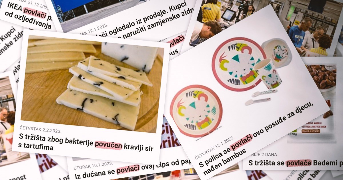 Evo tko odlučuje o povlačenju proizvoda s tržišta