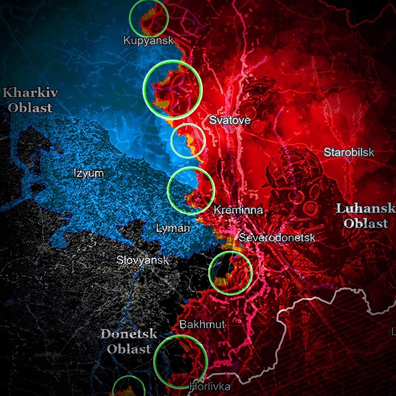 Pala tri grada, Pokrovsk je potpuno opkoljen. Karte otkrivaju: Kreće velika bitka