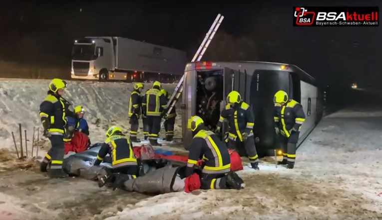 Nesreća hrvatskog busa u Njemačkoj: Osam ozlijeđenih, dvoje teže