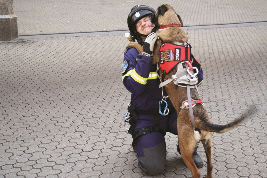 Hrvatski vatrogasci oprostili se od Rain, pionirke potražnih K-9 timova