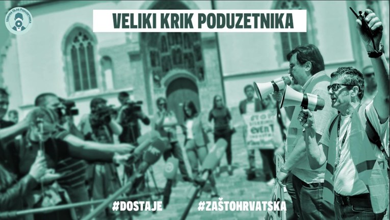 Glas poduzetnika poziva na veliki prosvjed: "Dosta je uhljeba, straha i bahatluka"