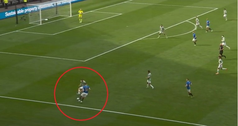 VIDEO Bek Hrvatske oduševio tunelom u superderbiju Rangersa i Celtica