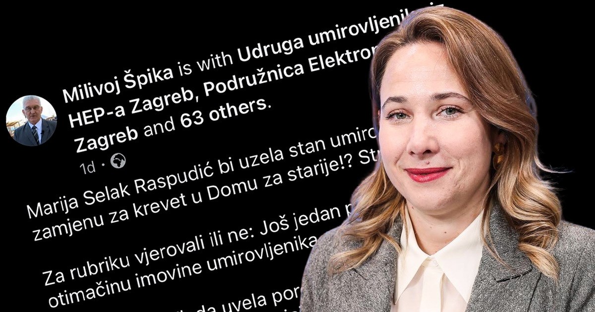 Špika: Selak Raspudić bi uzimala stanove umirovljenicima i slala ih u domove, strašno