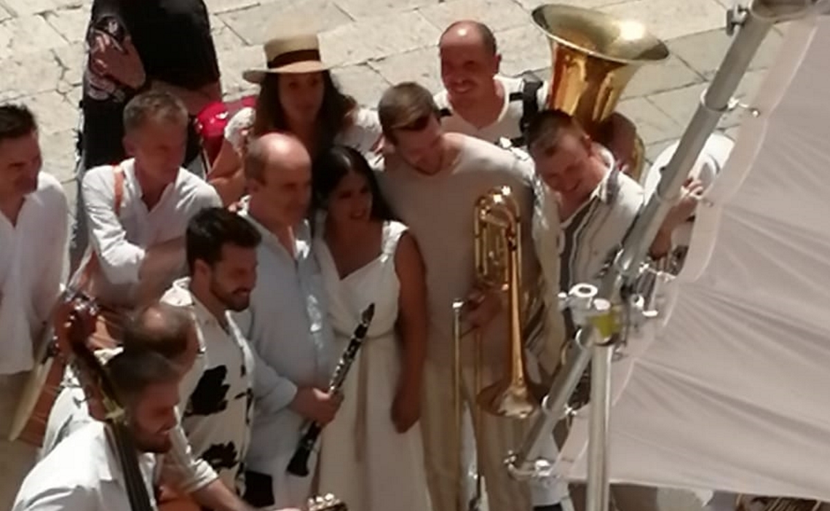 Salma Hayek i Owen Wilson zasvirali s orkestrom na Prokurativama