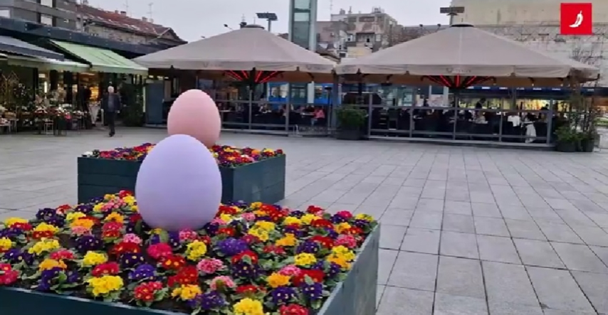 VIDEO Pogledajte kako je ukrašen zagrebački Kvatrić ususret Uskrsu
