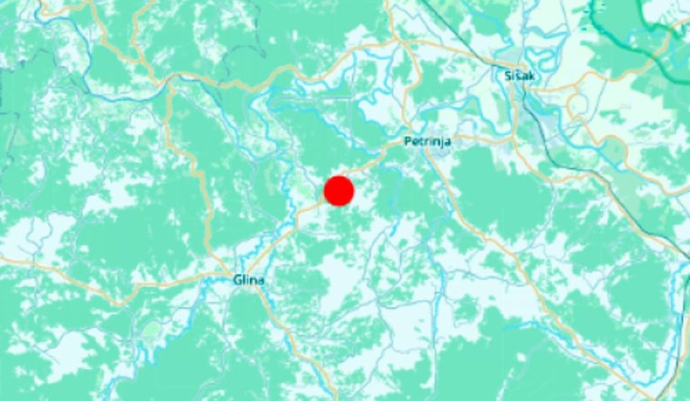 Novi potres kod Petrinje magnitude 3.8
