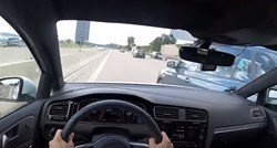 VIDEO Vozio Golfom 245 km/h autocestom, a onda mu je Škoda ušla u traku