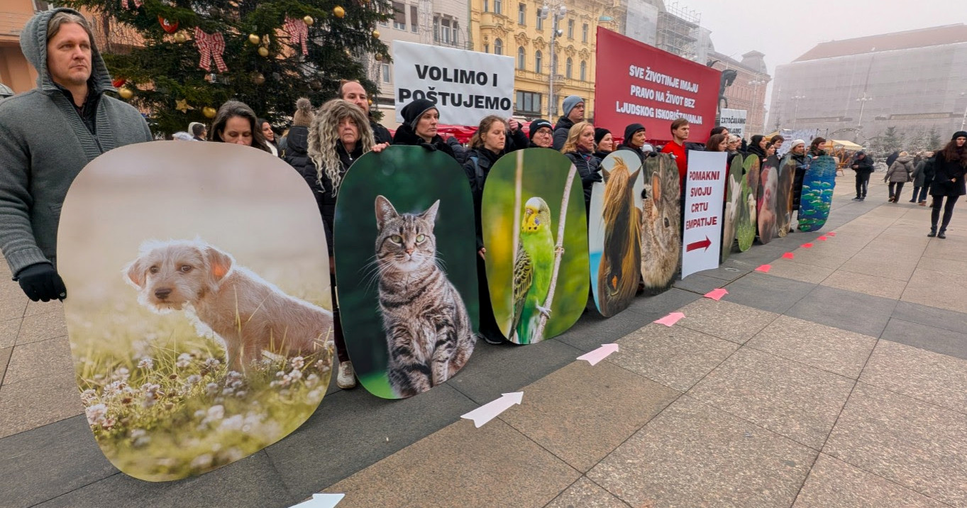 Održan performans u Zagrebu povodom Međunarodnog dana prava životinja