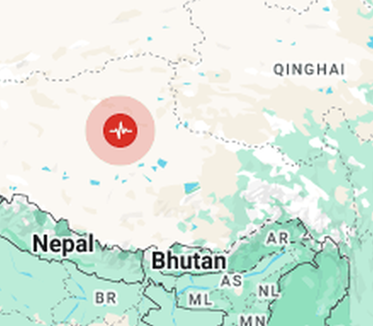 Potres od 5,0 u Tibetu. Dalje je od poplava