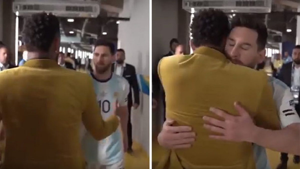 VIDEO Neymar oduševio grljenjem utučenog Messija