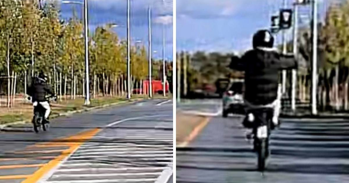 VIDEO U Osijeku vozio na stražnjem kotaču u kontra smjeru. Javila se policija