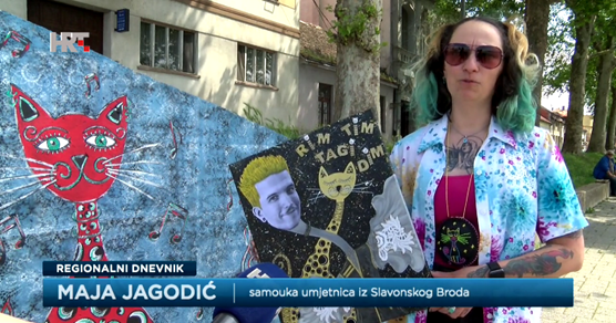 Maja iz Slavonskog Broda posvetila mural Baby Lasagni