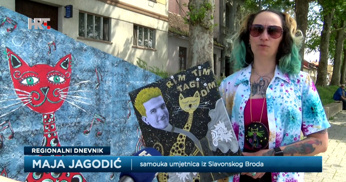 Maja iz Slavonskog Broda posvetila mural Baby Lasagni