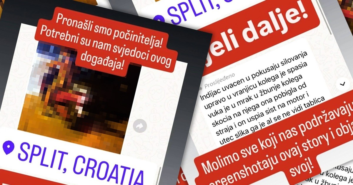 Širi se slika "Indijca", tvrde da je silovao Splićanku. Policija: Provjerili smo, laž