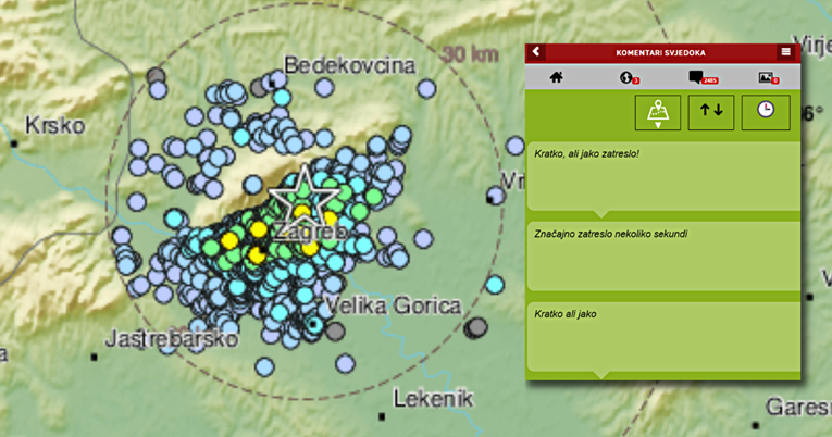 "Vi ste naš seizmički senzor": Hrvati nakon današnjeg potresa oborili rekord EMSC-a