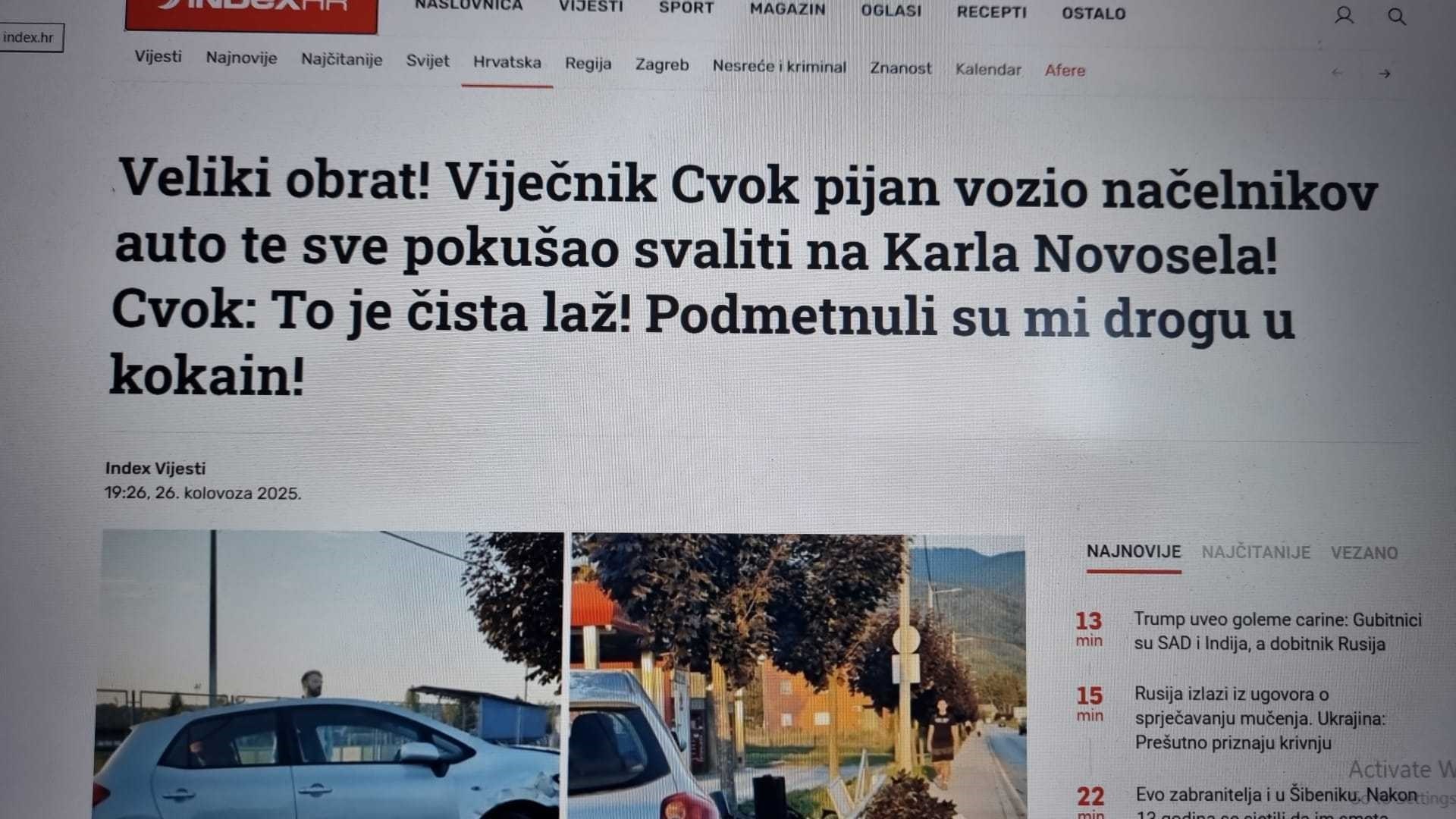 Širi se lažna fotografija, ovaj tekst nikad nije objavljen na Indexu