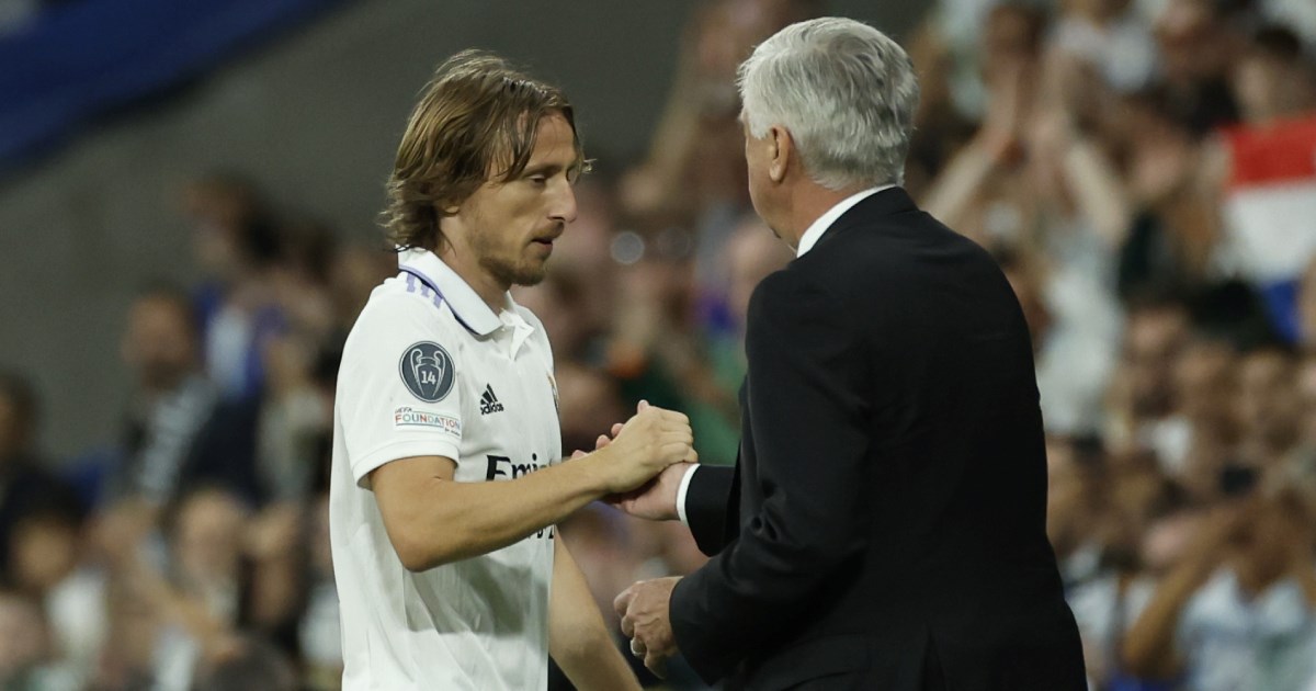 Ancelotti: Modrić će možda igrati malo manje ove sezone, ne znam...