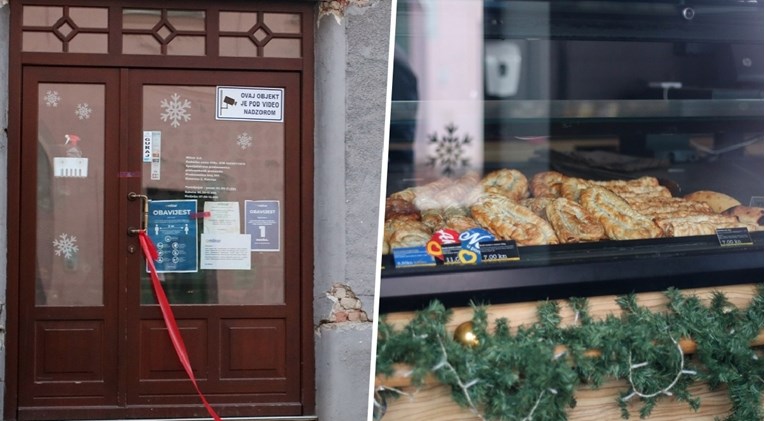 FOTO U pekari u Petrinji još stoje peciva koja su se prodavala na dan potresa
