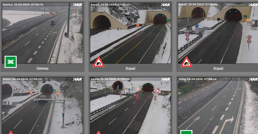 U Gorskom kotaru je snijeg, ali ceste su čiste
