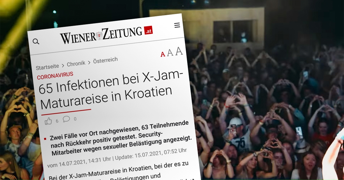 65 maturanata zaraženo koronom na partyju X-Jam kod Poreča