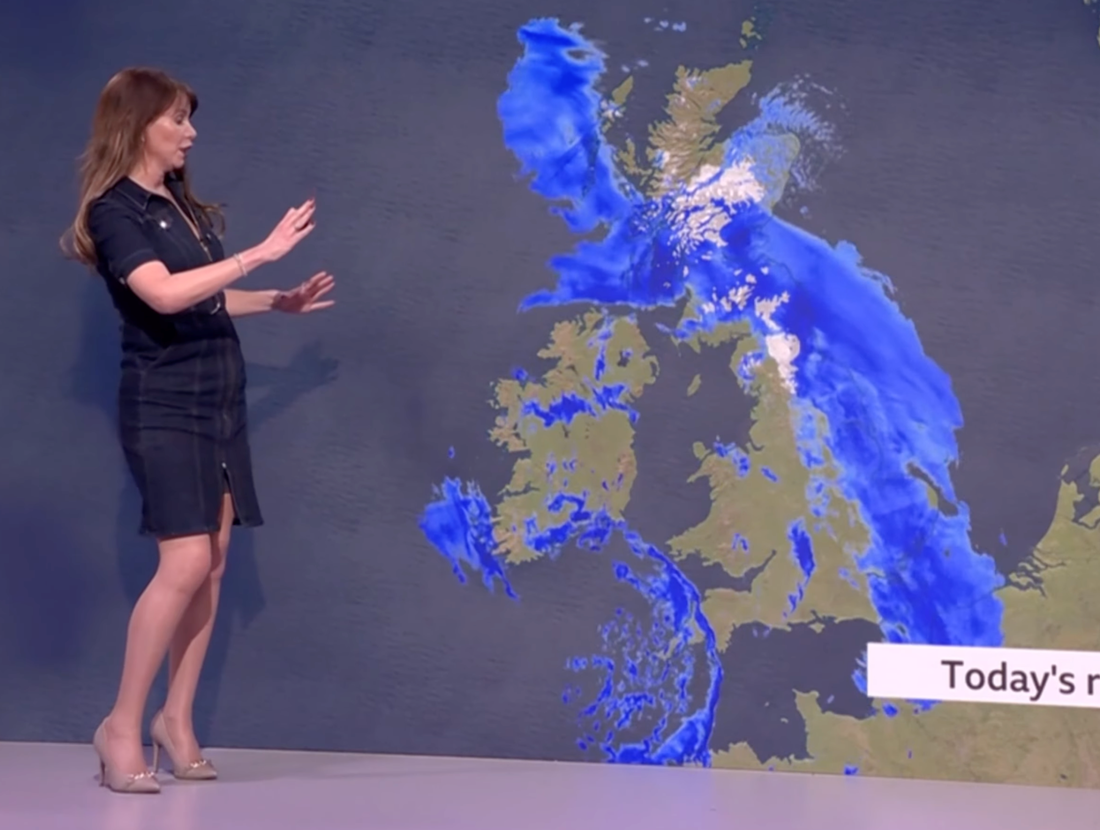 Gledatelji o čipki na čarapama BBC-jeve voditeljice: "Uljepšala tmurno vrijeme"