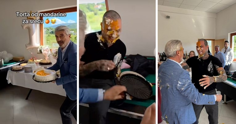 "Primitivizam na max": Niko Tokić Kartelo chefu Mariju Mandariću bacio tortu u lice