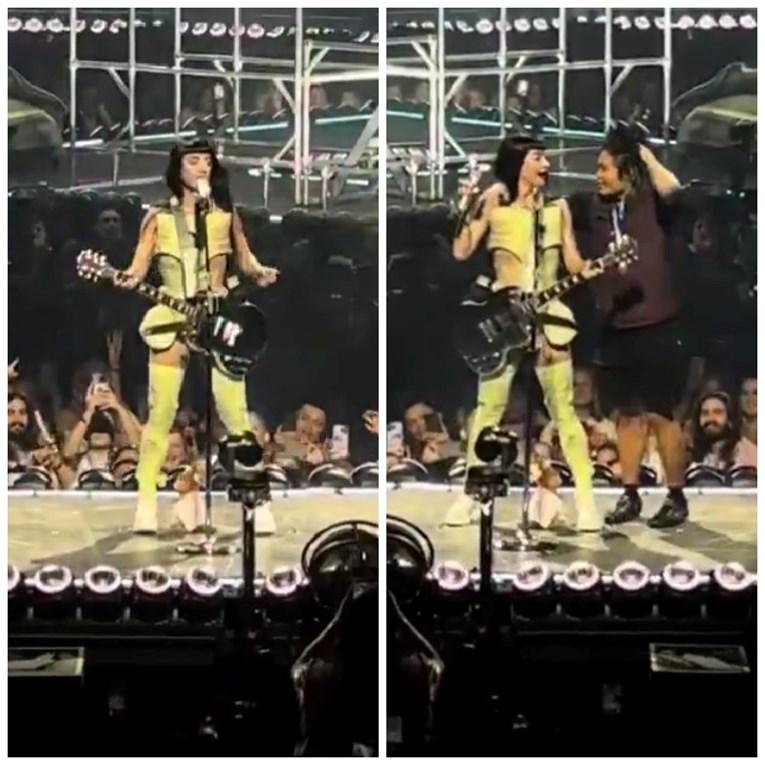 VIDEO Katy Perry doživjela neugodnu situaciju na nastupu, reagirali zaštitari