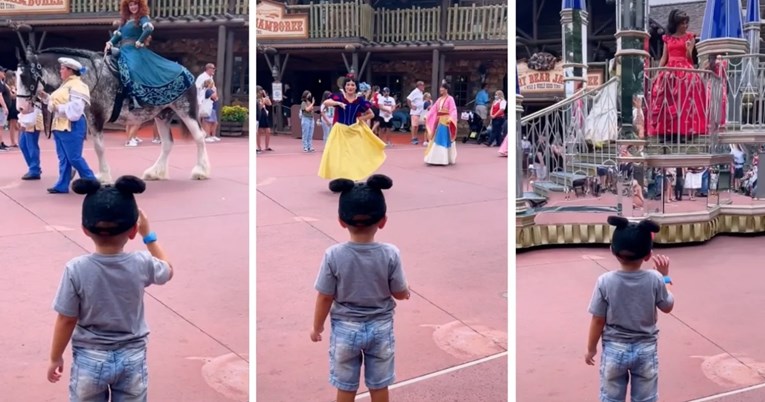 Dječak je ukrao srca načinom na koji pozdravlja Disneyjeve princeze u viralnom videu