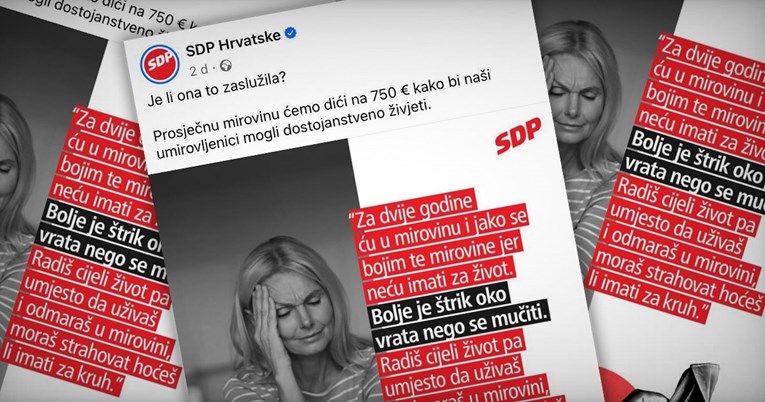 Ovo je SDP-ova reklama: "Bolje je štrik oko vrata nego se mučiti"