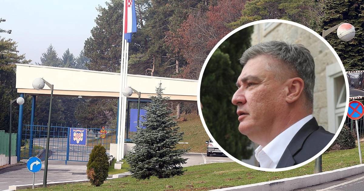 Umirovljeni brigadir preskočio ogradu na Pantovčaku, probao ući. Tražio je Milanovića