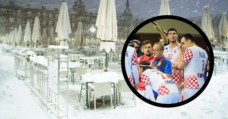 Zbog nezapamćenog snijega u Madridu odgođena rukometna utakmica Hrvatske i Španjolske