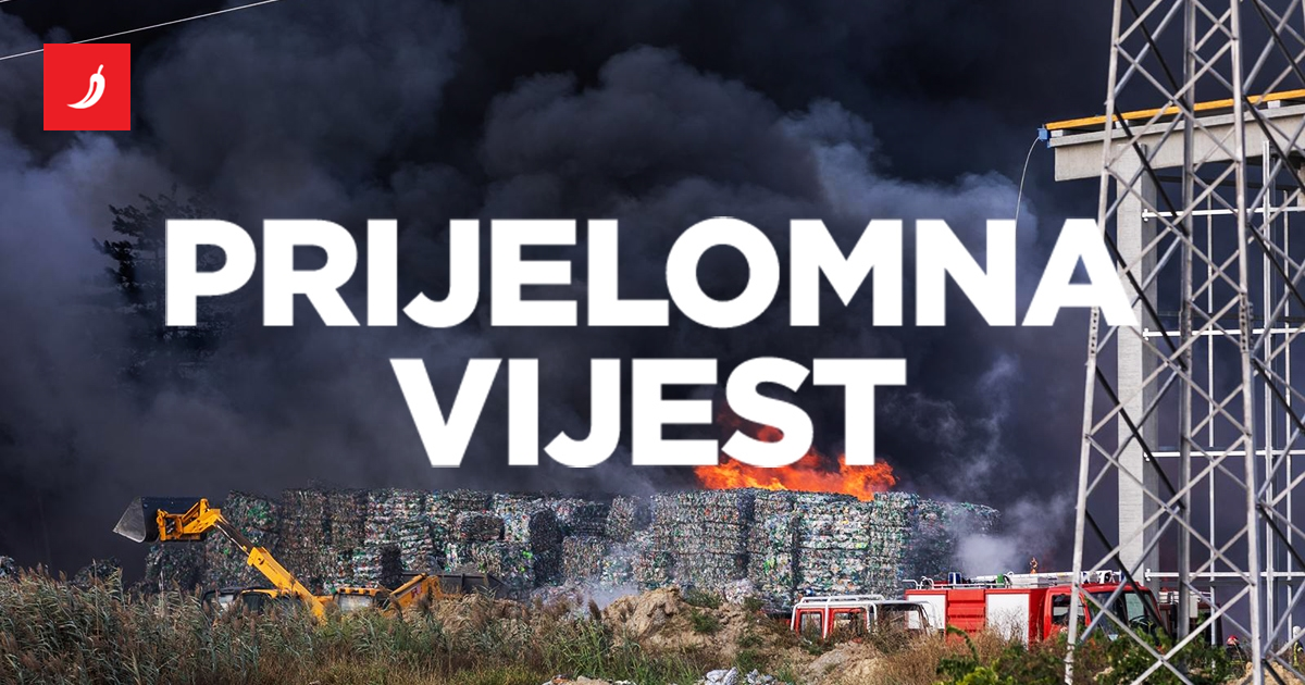 Veliki požar u osječkoj tvrtki, sve smrdi. Veliki požar u osječkoj tvrtki, sve smrdi.
