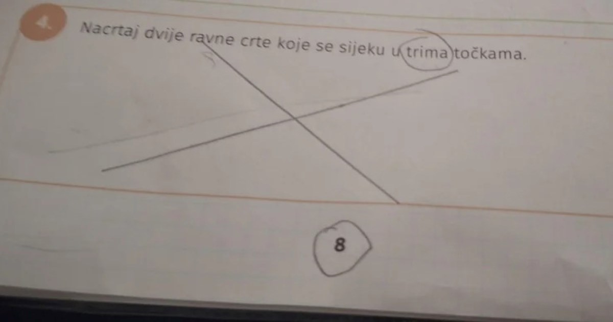 Zadatak za drugi razred osnovne škole zbunio Hrvate. Nema šanse da ćete ga riješiti