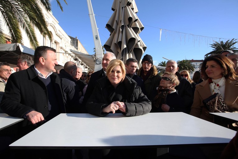 Kolinda u Splitu: Zaokružite listu broj dva, jutros su mi krivo rekli